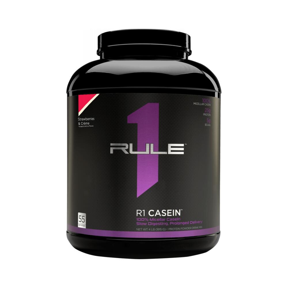 RULE1 Rule1 R1 Casein Protein (4lbs) Strawberries & Crème - Proteine - Caseina