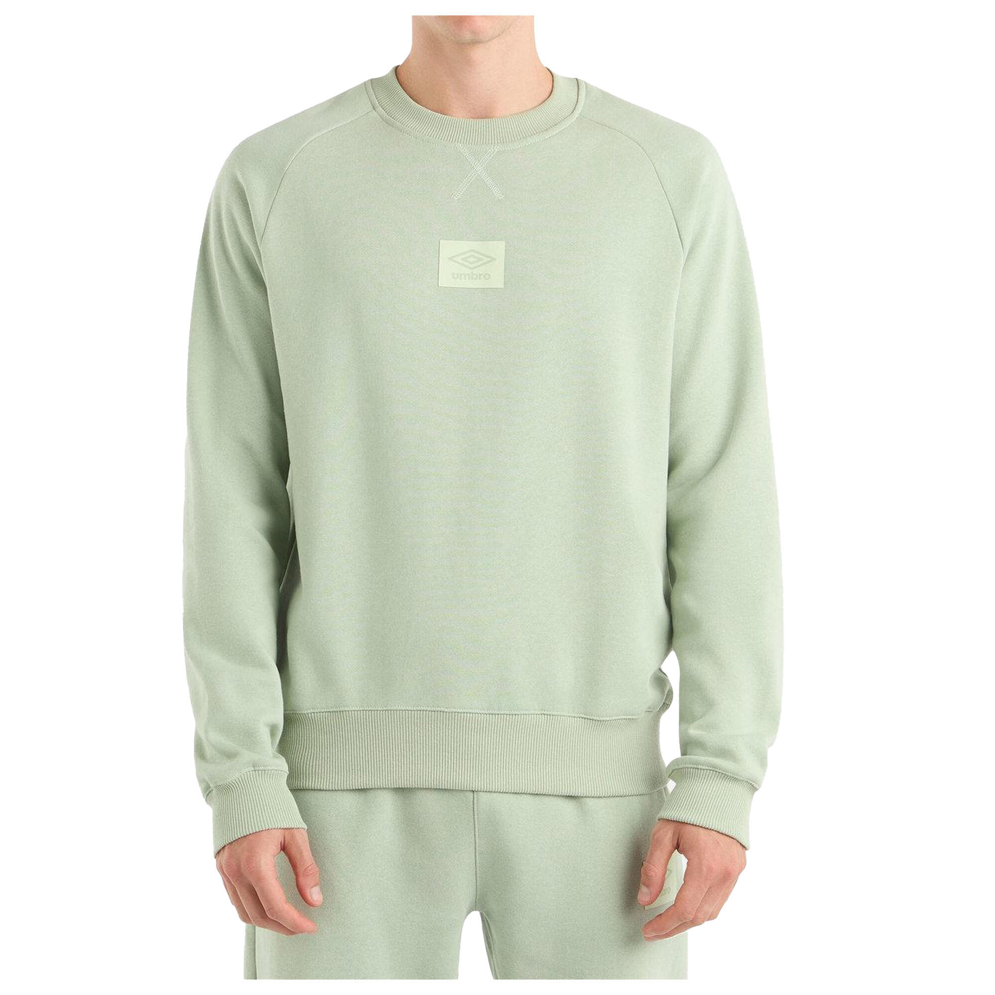 Felpa Logo Uomo Umbro Verde Gelido 2/2