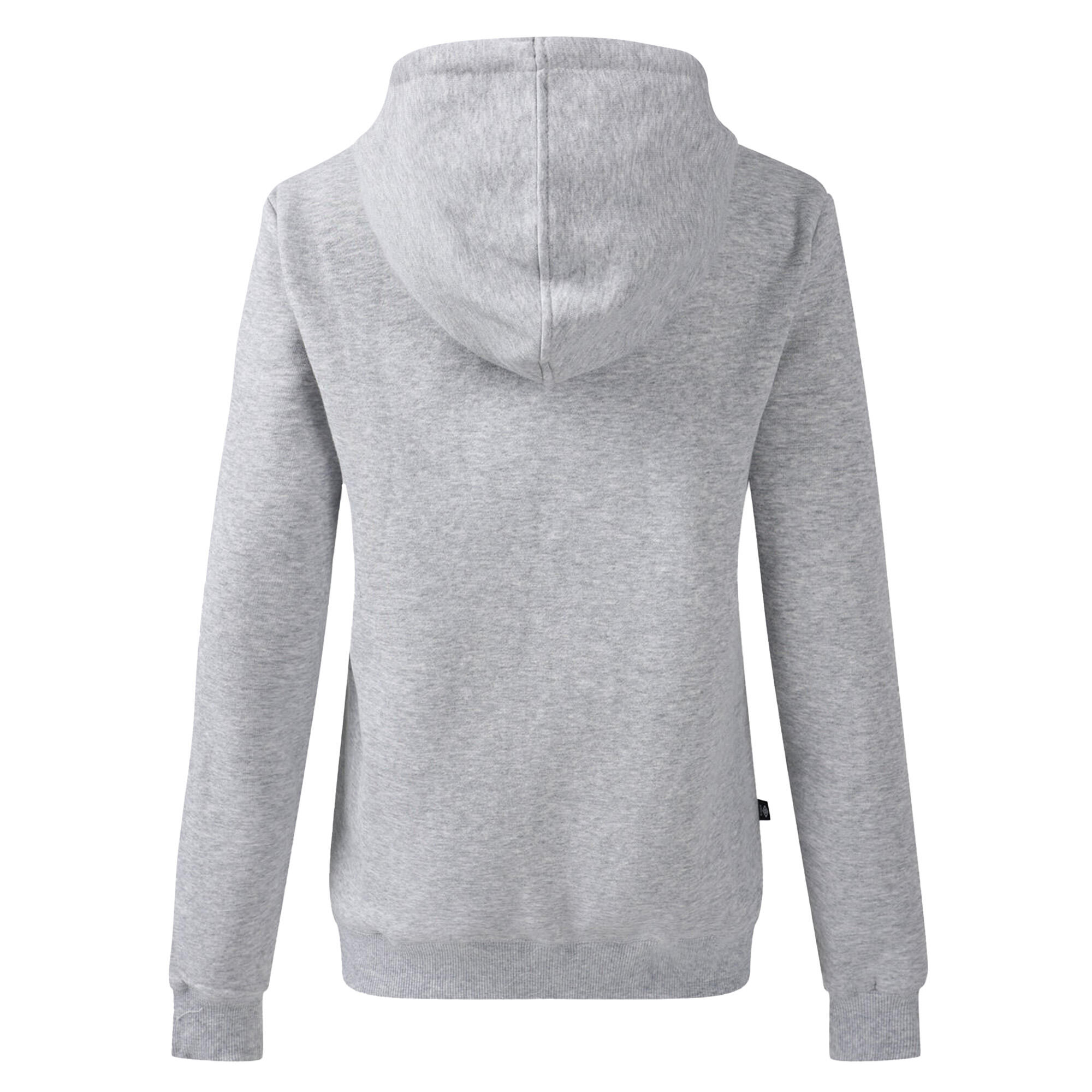 Sweat À Capuche CLUB LEISURE Femme (Gris Foncé Chiné / Blanc) 2/4