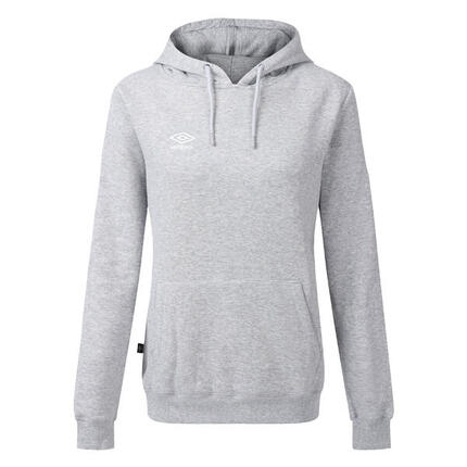 Sweat À Capuche CLUB LEISURE Femme (Gris Foncé Chiné / Blanc)