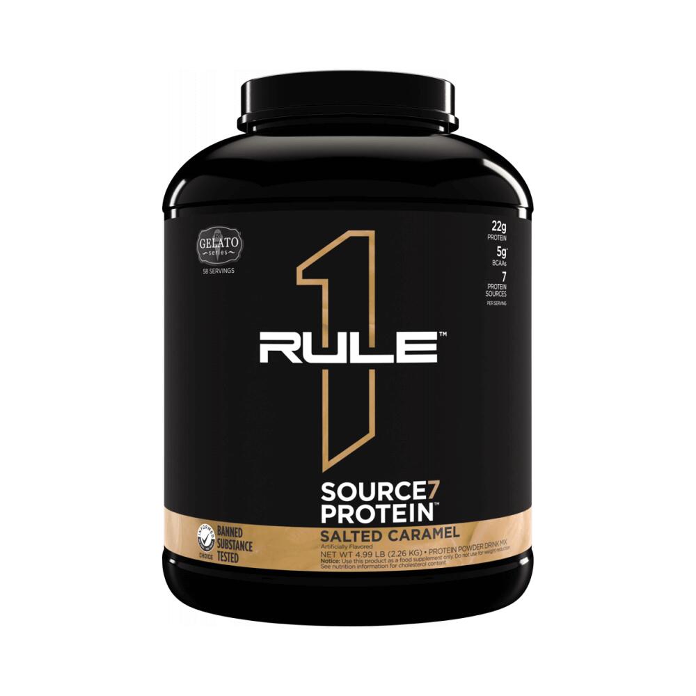 RULE1 Rule1 R1 Source7 Gelato Protein (5lbs) Salted Caramel - Proteine