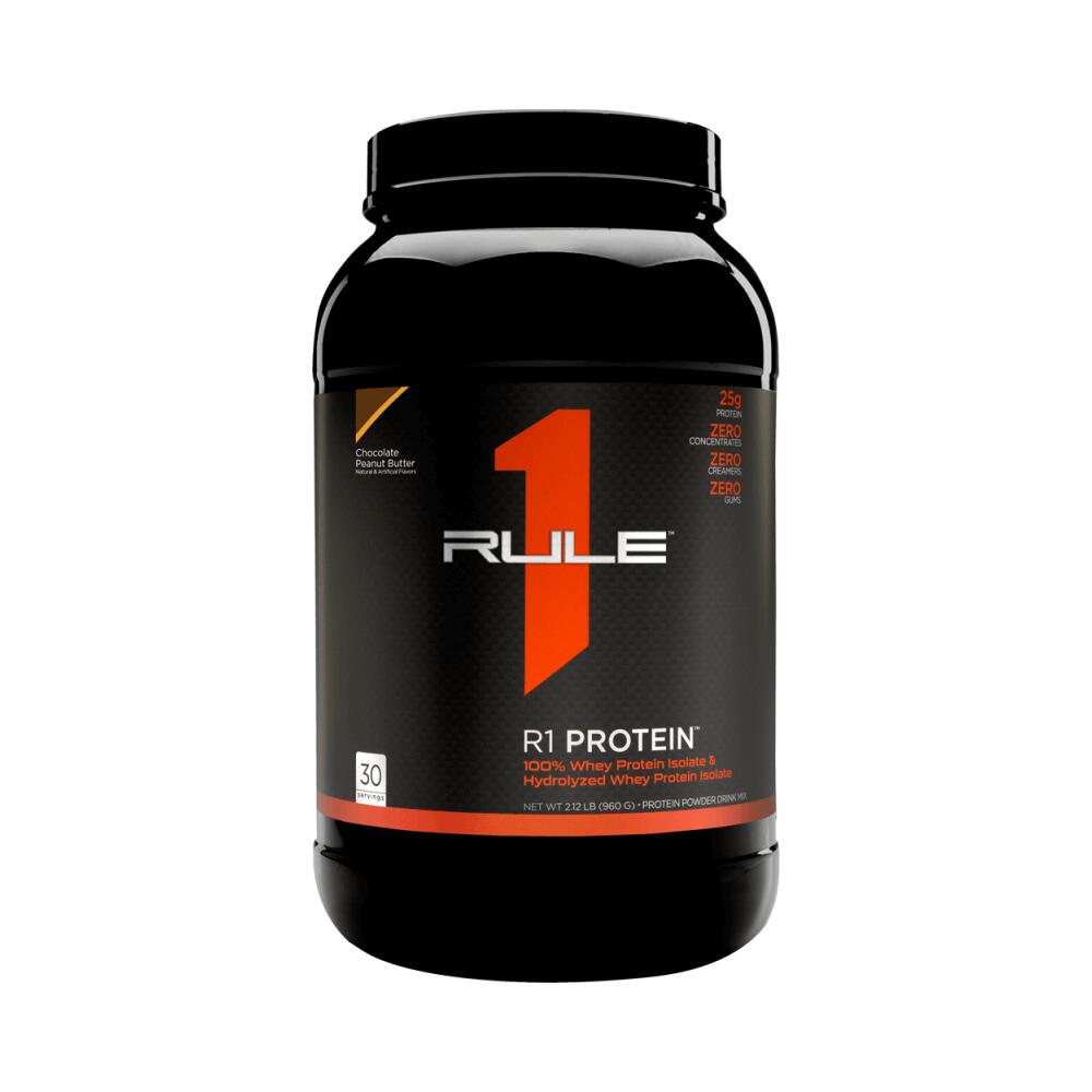 Rule1 - Rule1 R1 Protein Whey Isolate (2lbs) Chocolate Peanut Butter - Protéines - Isolat De Whey - Decathlon