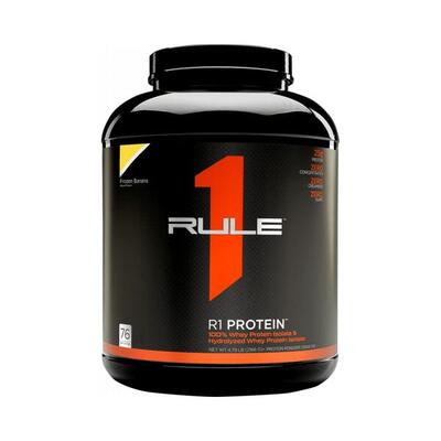 Rule1 r1 protein whey isolate (1lbs) chocolate fudge - eiwitten