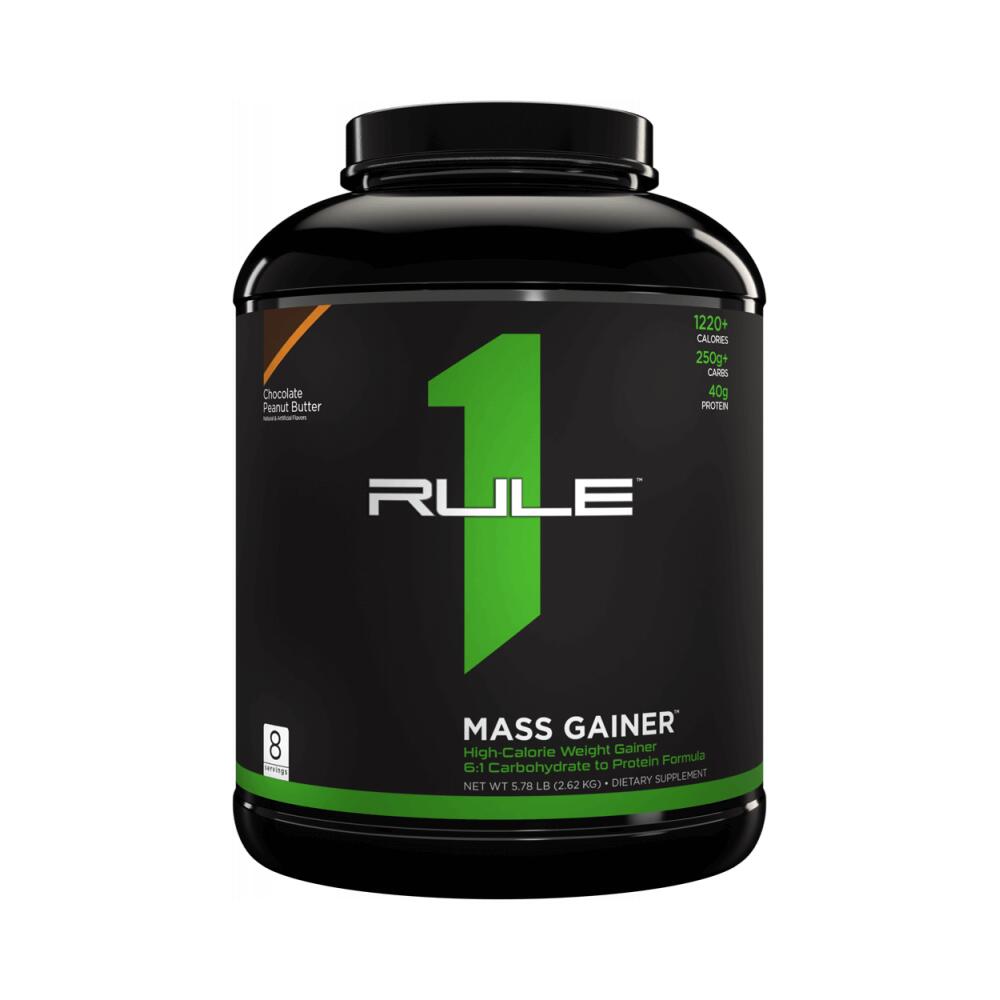 RULE1 Rule1 R1 Mass Gainer (5,7lbs) Chocolate Peanut Butter - Aumento di peso