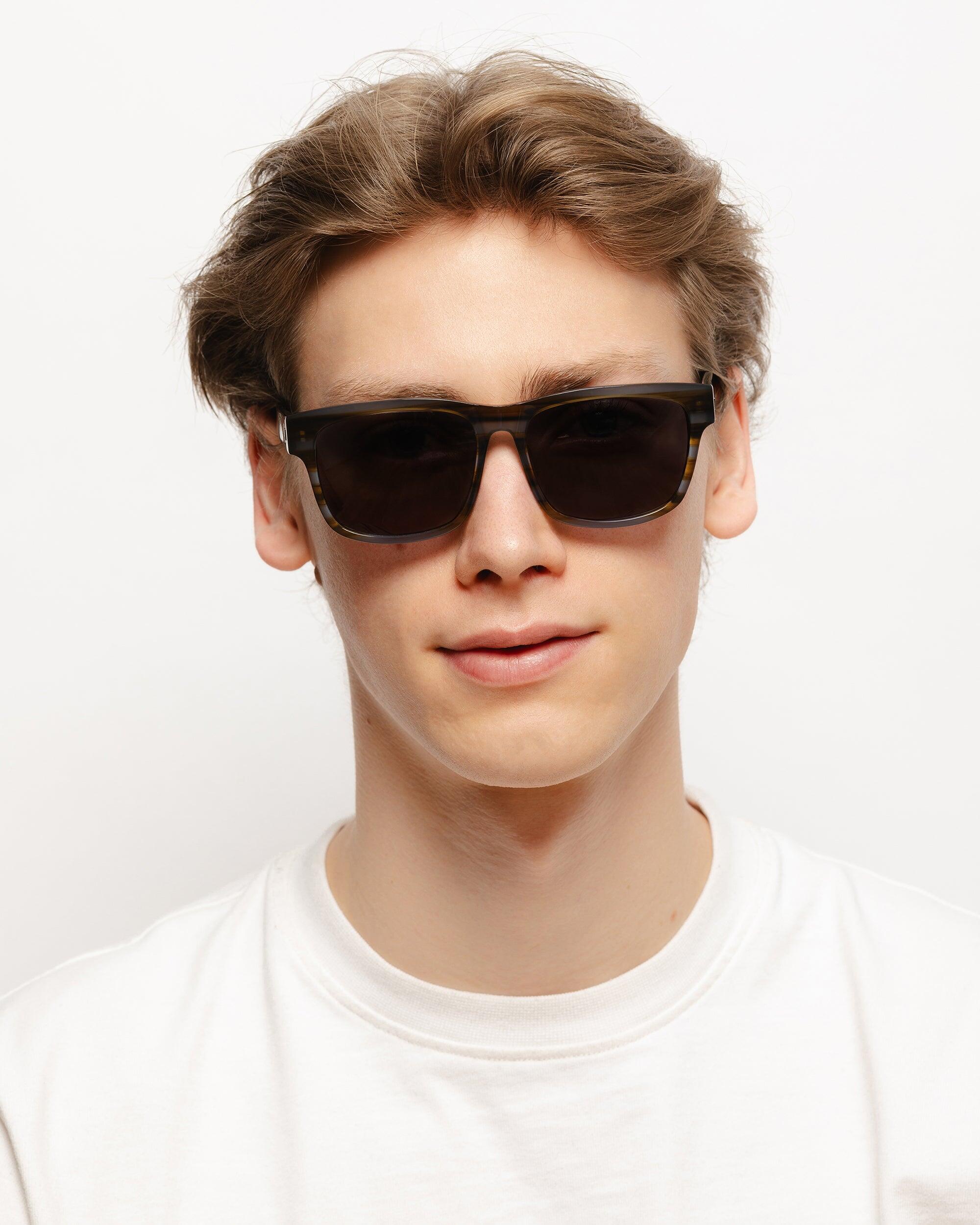 Gafas de Sol Uller Ushuaia Brown Striped / Black Unisex 5/5