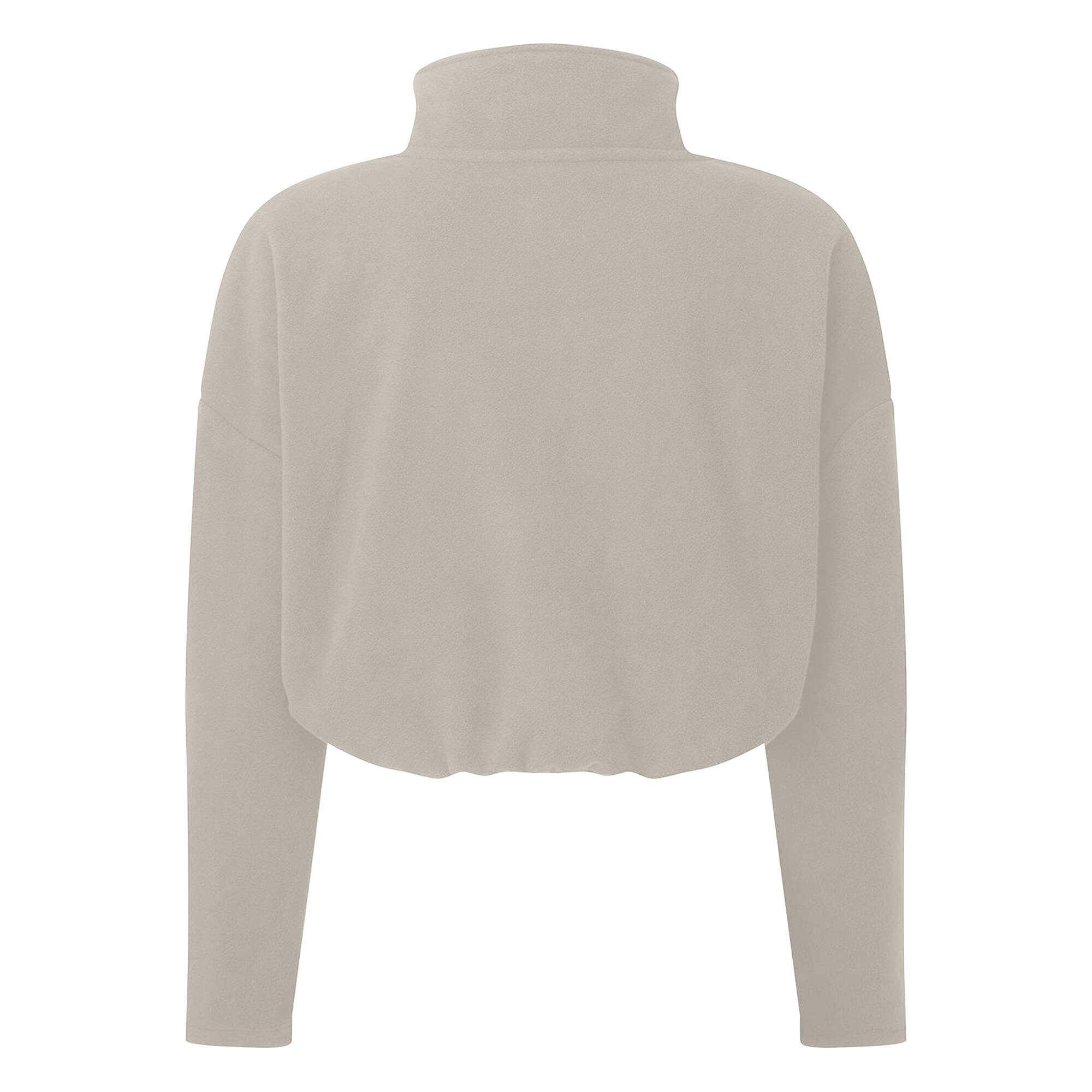 Womens/Ladies Cropped Fleece Top (Nude) 2/3