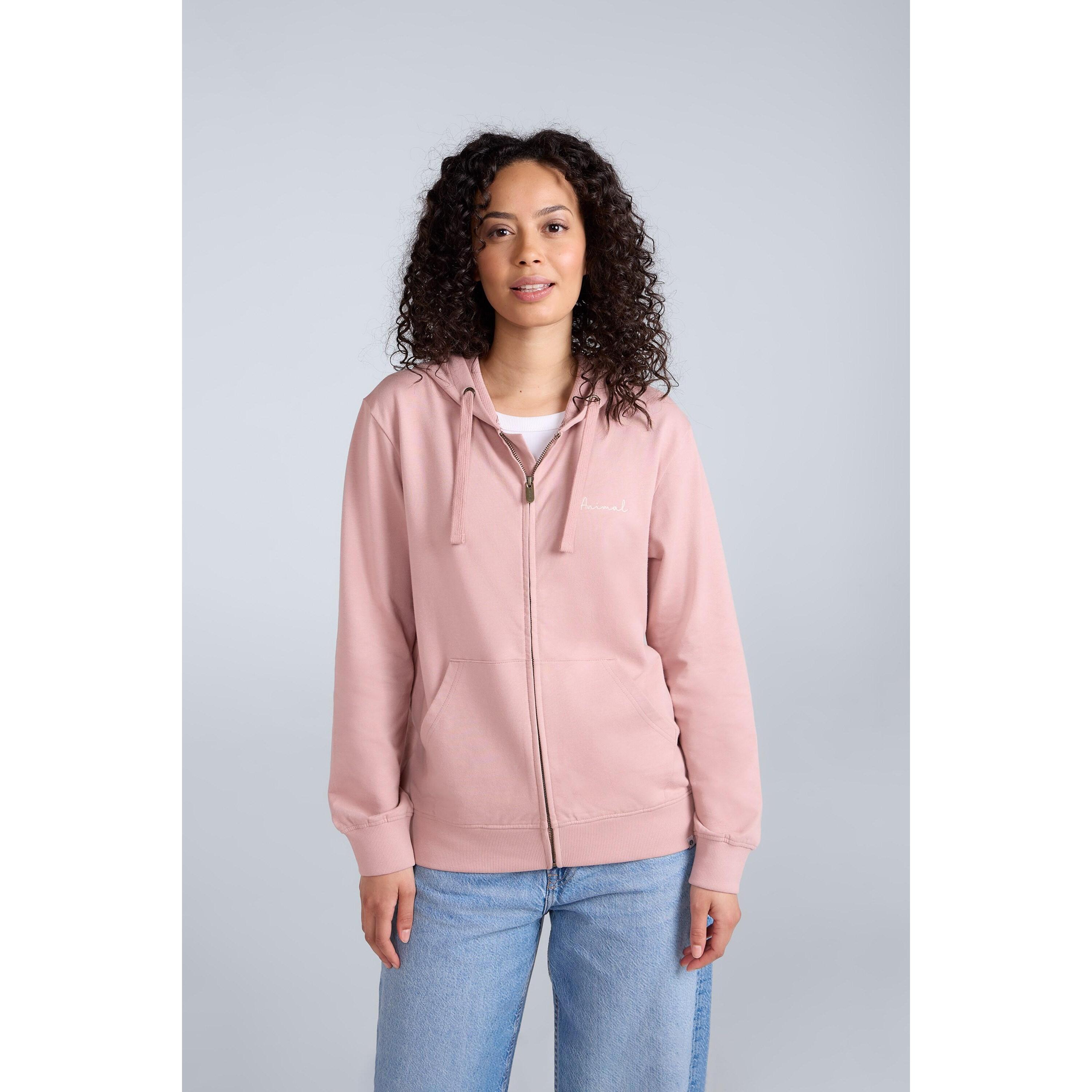 ANIMAL Womens/Ladies Nikki Zipped Hoodie (Light Pink)