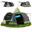 Tente tunnel Kambo 4 - Tente Camping 4 personnes - 1 cabine sombre - 3 entrées