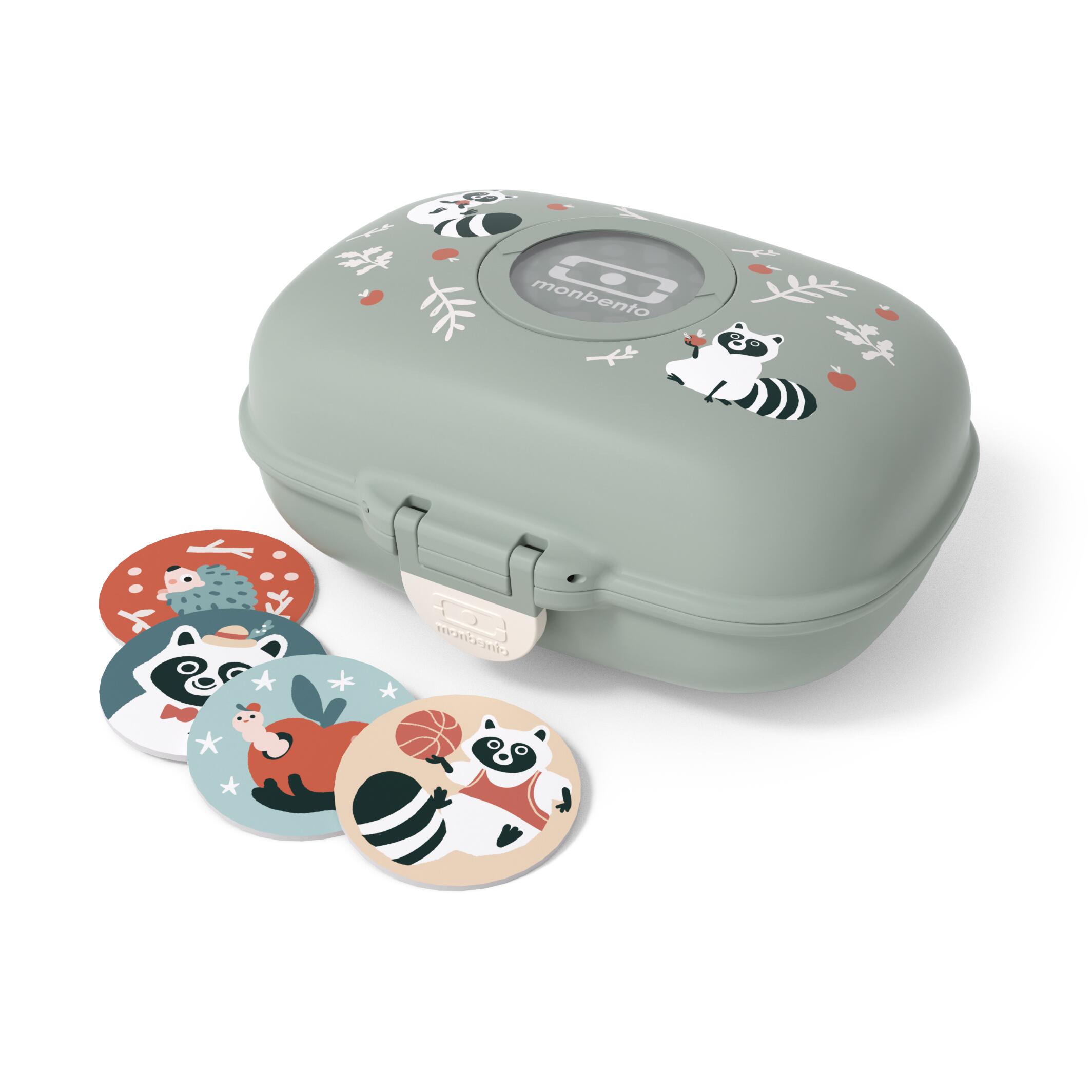 MONBENTO Scatola della merenda 600ml |Bambini|Scuola, picnic|Gram