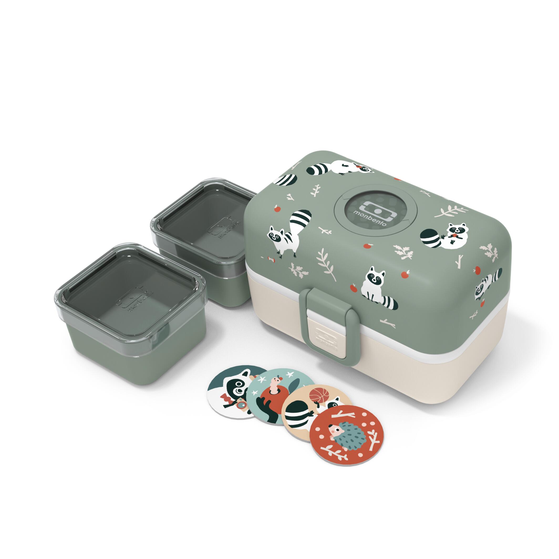 Boîte à goûter en inox Tracteur