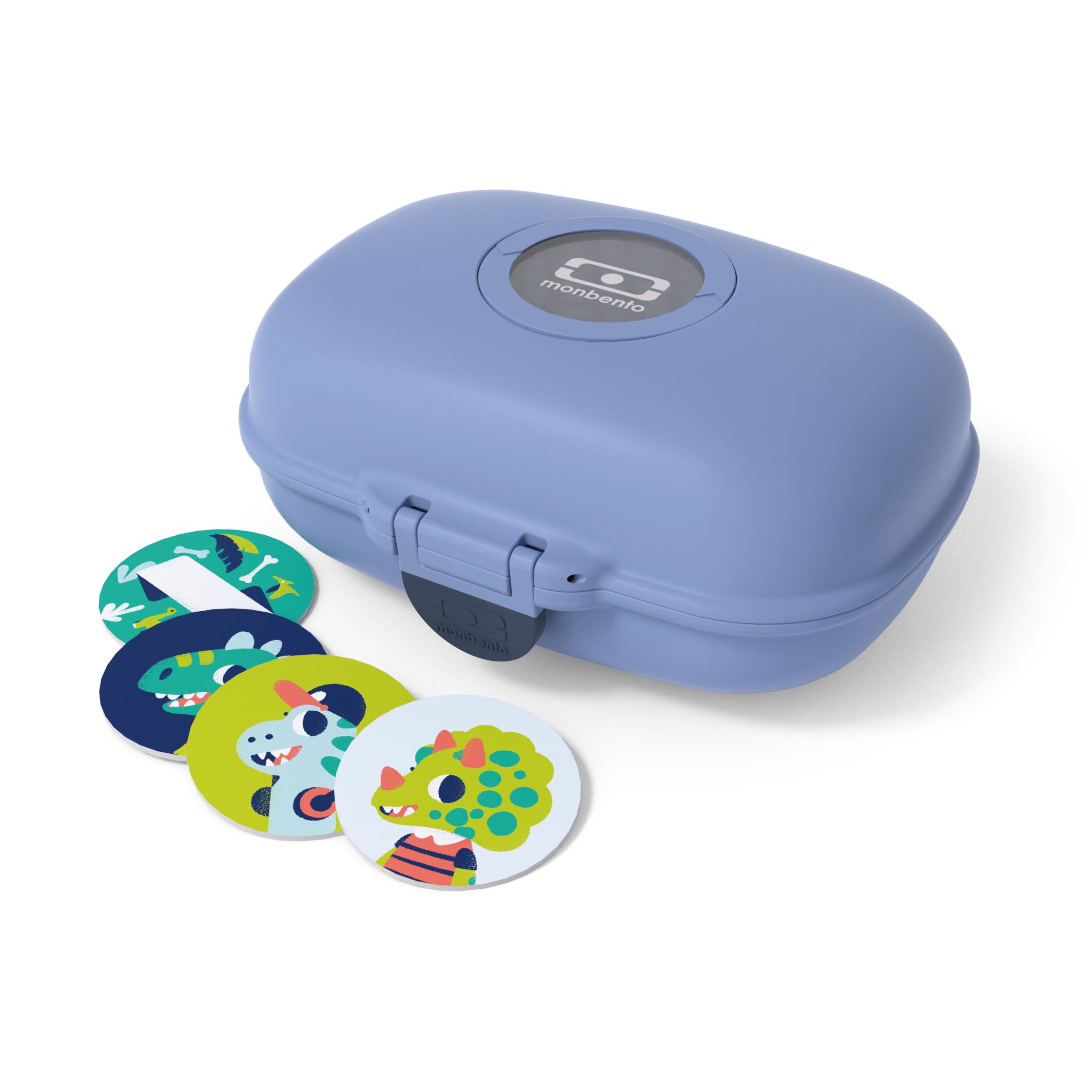 MONBENTO Scatola della merenda 600ml |Bambini|Scuola, picnic|Gram