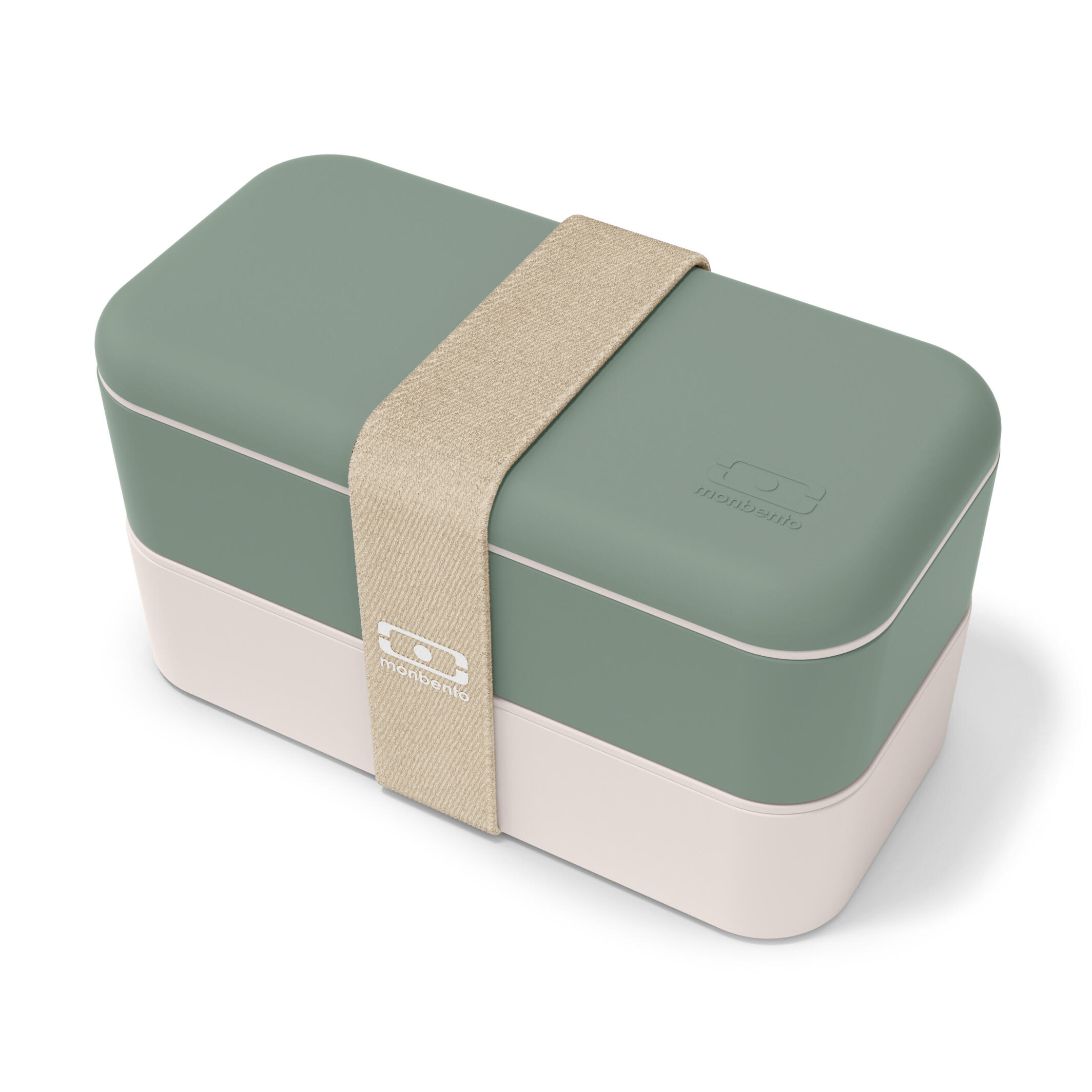 MONBENTO Portapranzo 2x500ml - 1L|Adulto|Ufficio, picnic|Made in France|Original