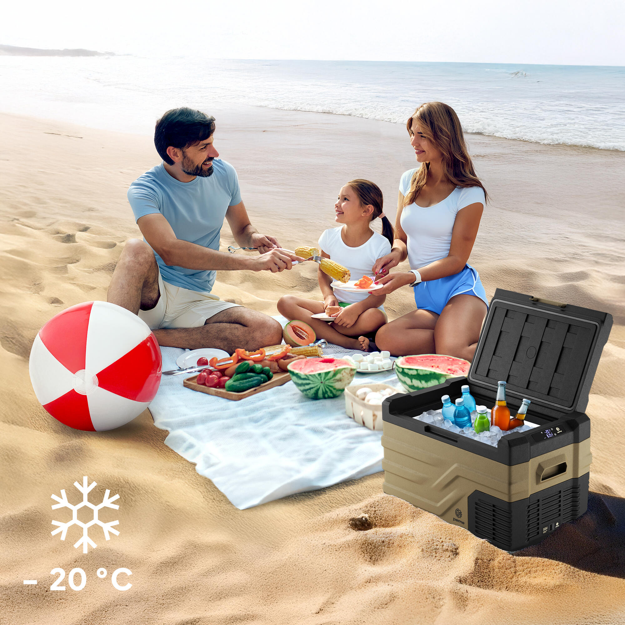 Frigo Portatile Peme Quest 30 12/230v caldo/freddo per campeggio 3/7