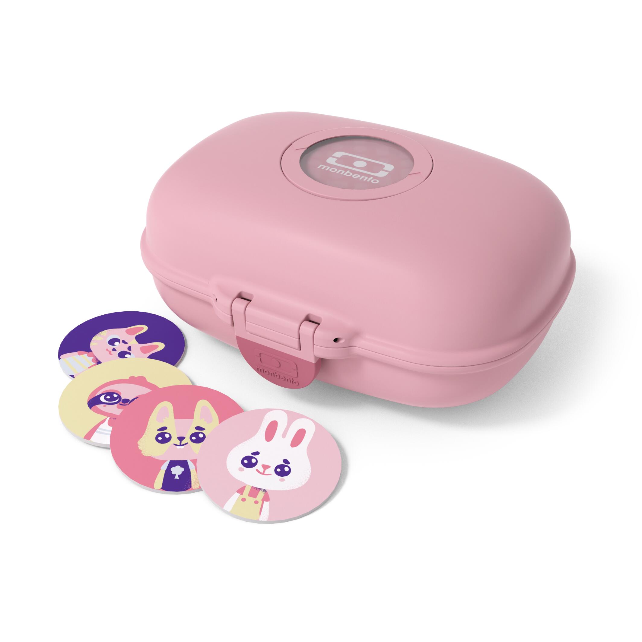 MONBENTO Scatola della merenda 600ml |Bambini|Scuola, picnic|Gram