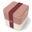 Boite repas 2x850ml - 1,7L| Adulte |Bureau, pique-nique|Made in France|Square