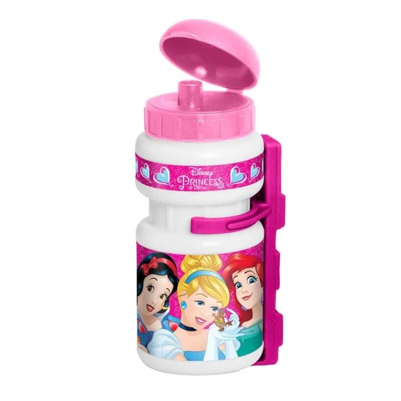 Set accesorii bicicletă, clopoțel, coș ghidon, sticlă apă, Disney Princess