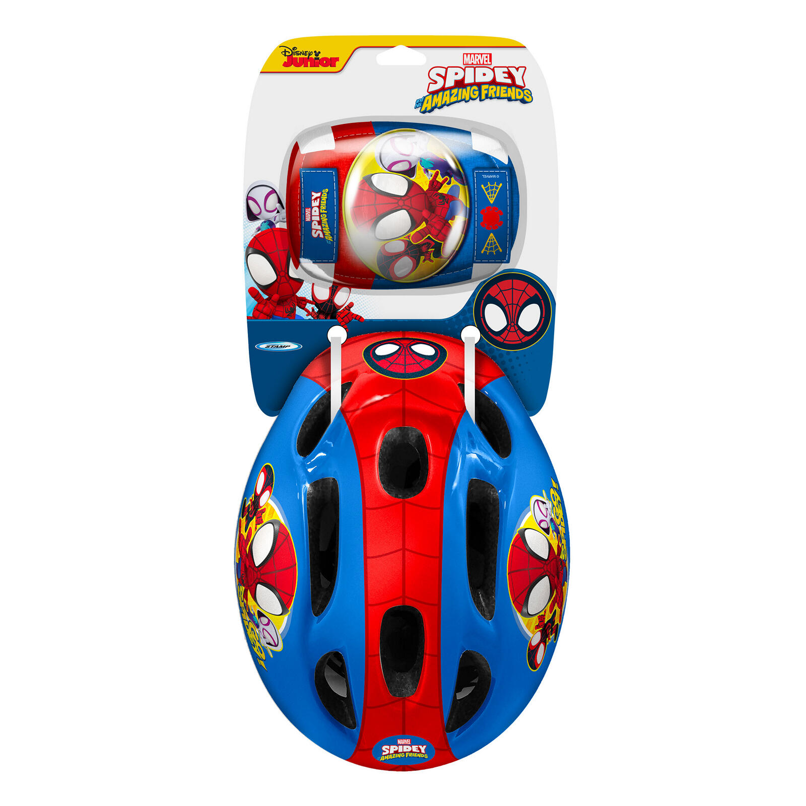 Casque Vélo Enfant Spider-Man Deluxe – Taille 51-55cm, TÜV/GS, Ultra Léger, Aéré, Réglable, Licence Officielle