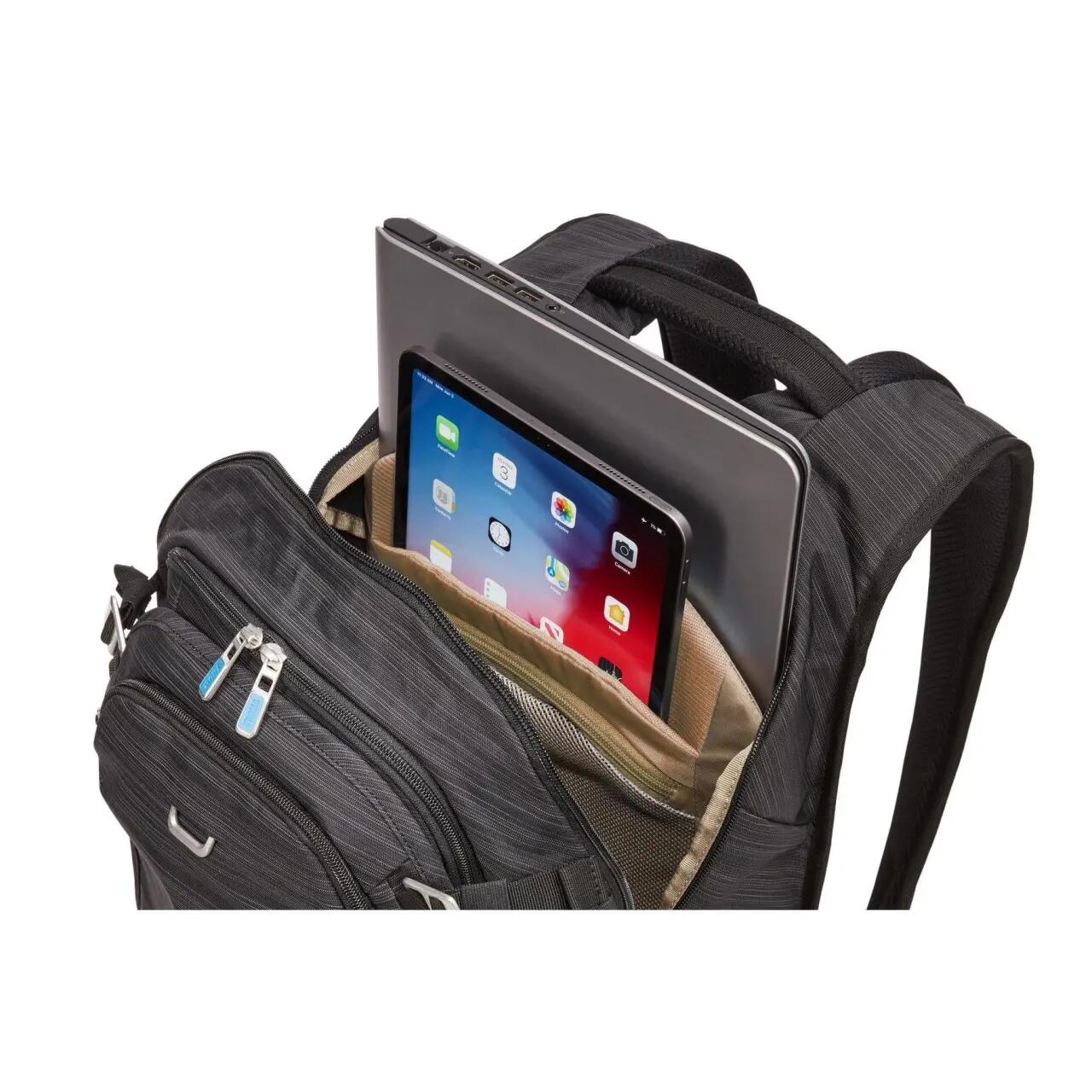Městský batoh s přihrádkou na notebook, Thule, Construct, 24L, Black 5/7