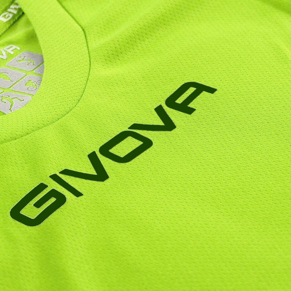 T-shirt uomo givova giallo fluo 3/3