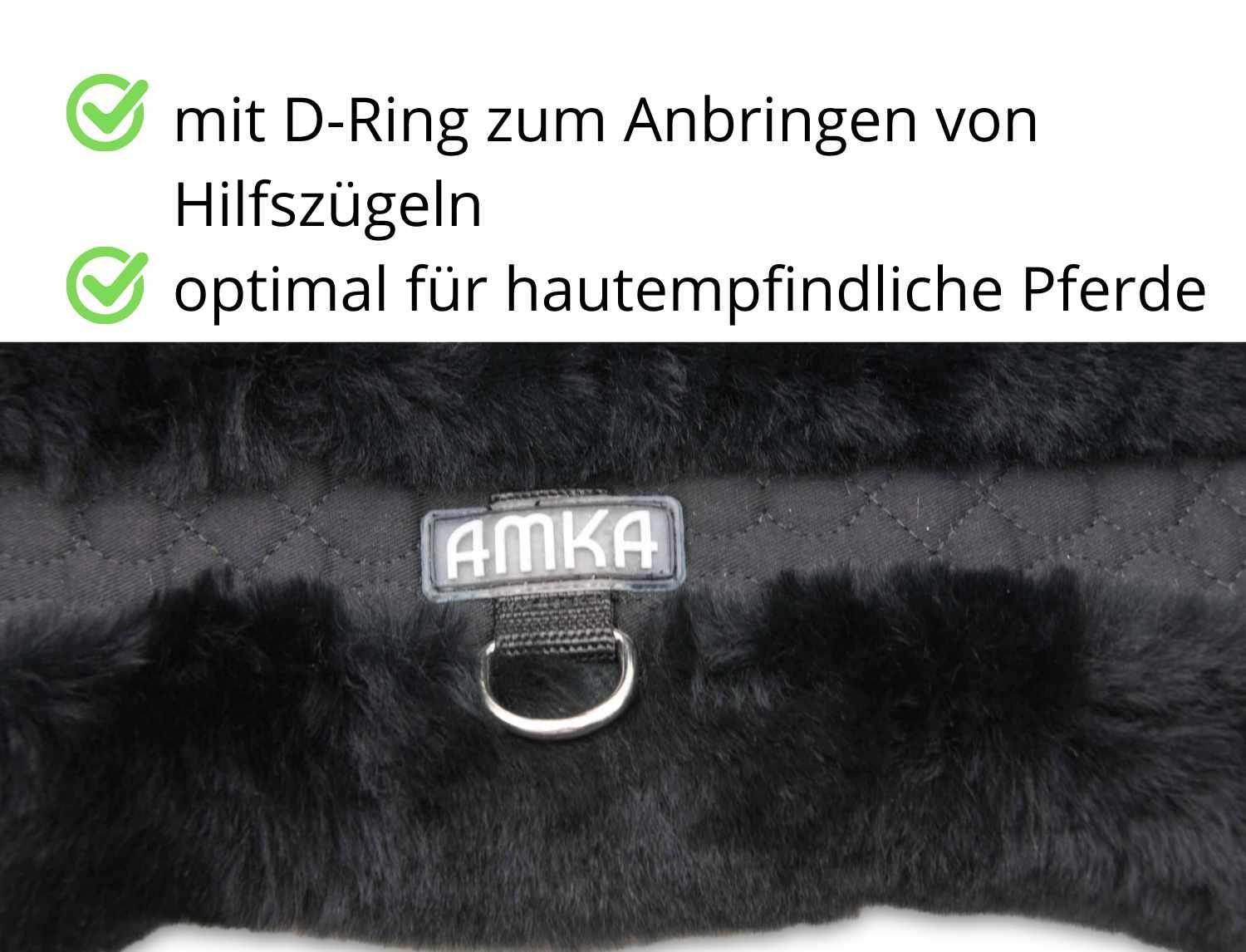 AMKA Sattelgurt Kurzgurt 4/4