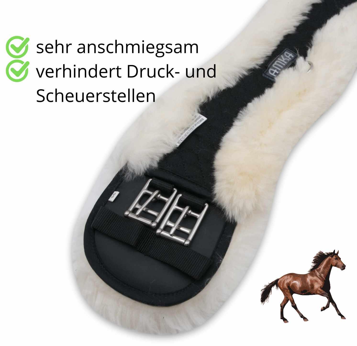 AMKA Sattelgurt Kurzgurt 3/4