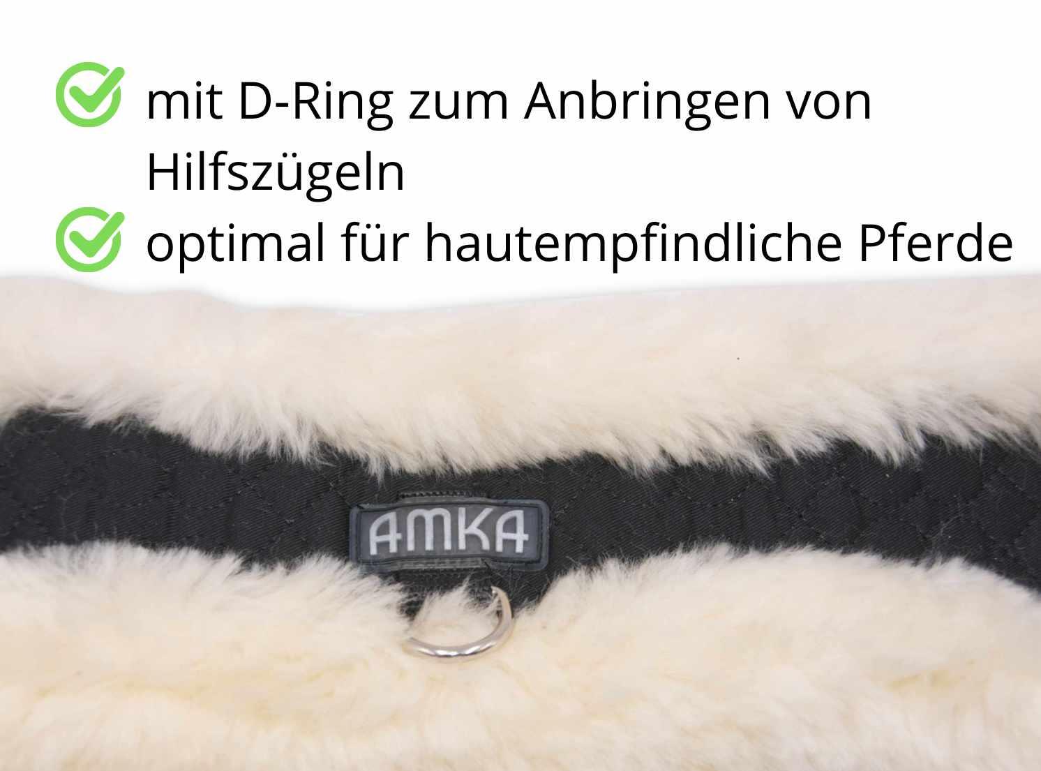 AMKA Sattelgurt Kurzgurt 4/4