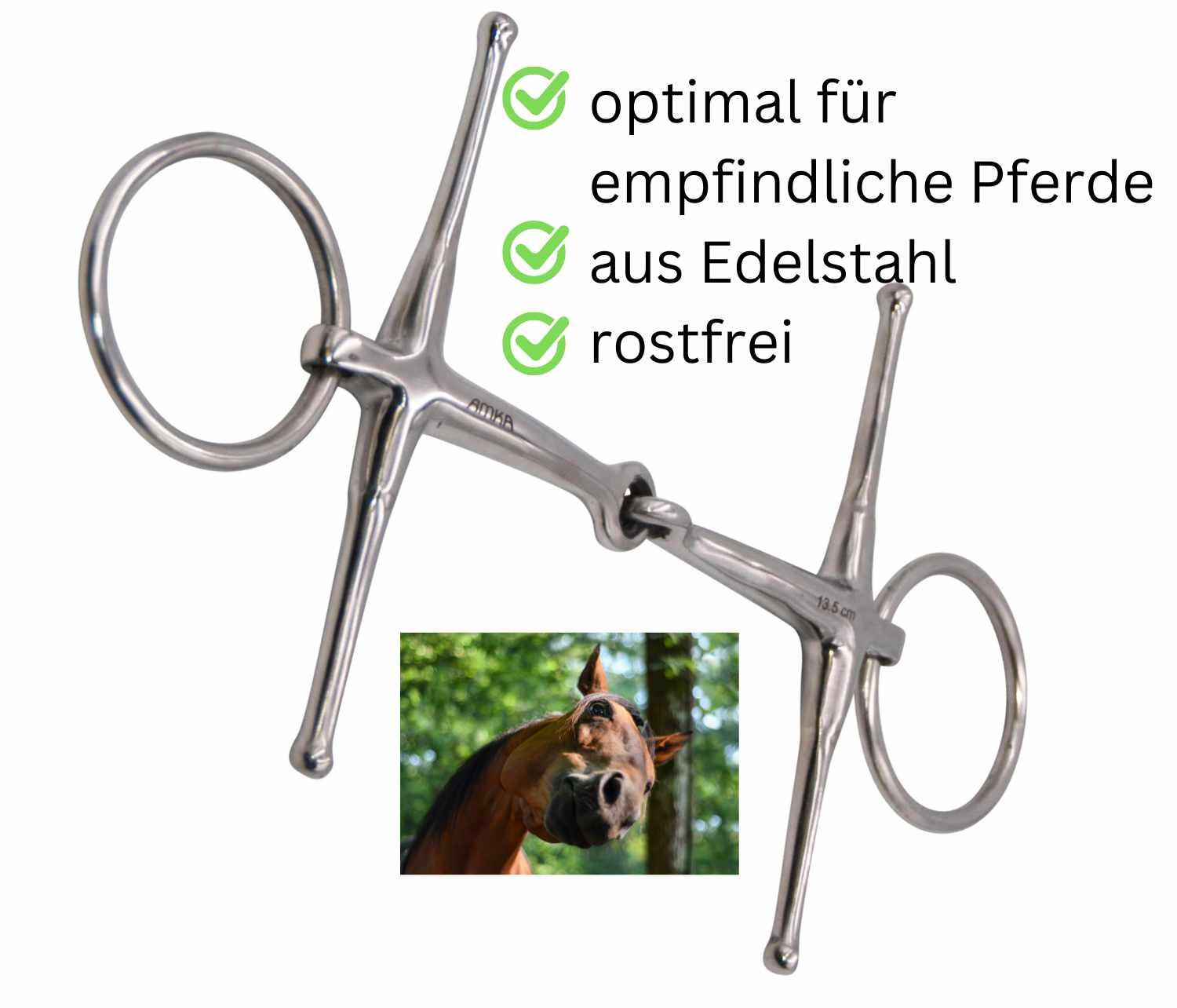 AMKA Knebeltrense Schenkeltrense 3/4