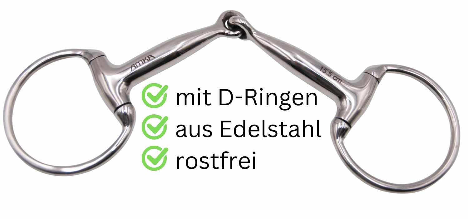AMKA Olivenkopftrense Edelstahl 2/4