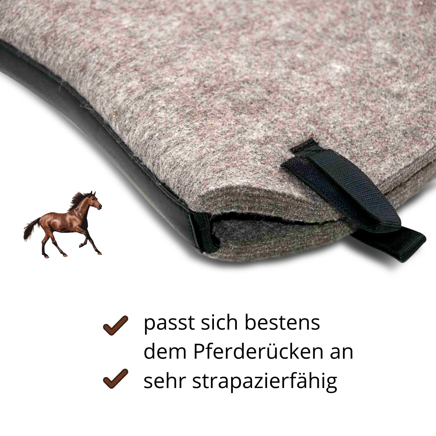 AMKA Filzschabracke Dressur 4/4