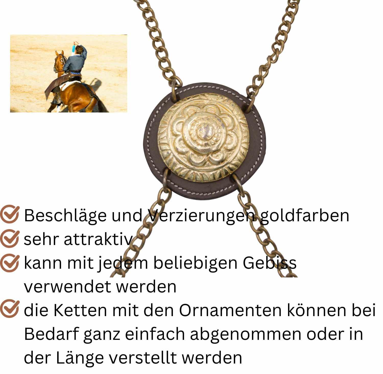 AMKA Portugiesische Trense 3/4