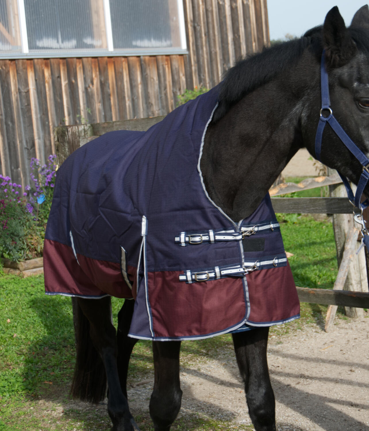 AMKA Pferde Weide Outdoordecke 3/4