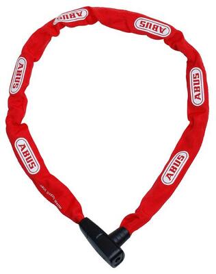 Abus citychain 6800 110 rood - duurzaam kettingslot voor fietsen