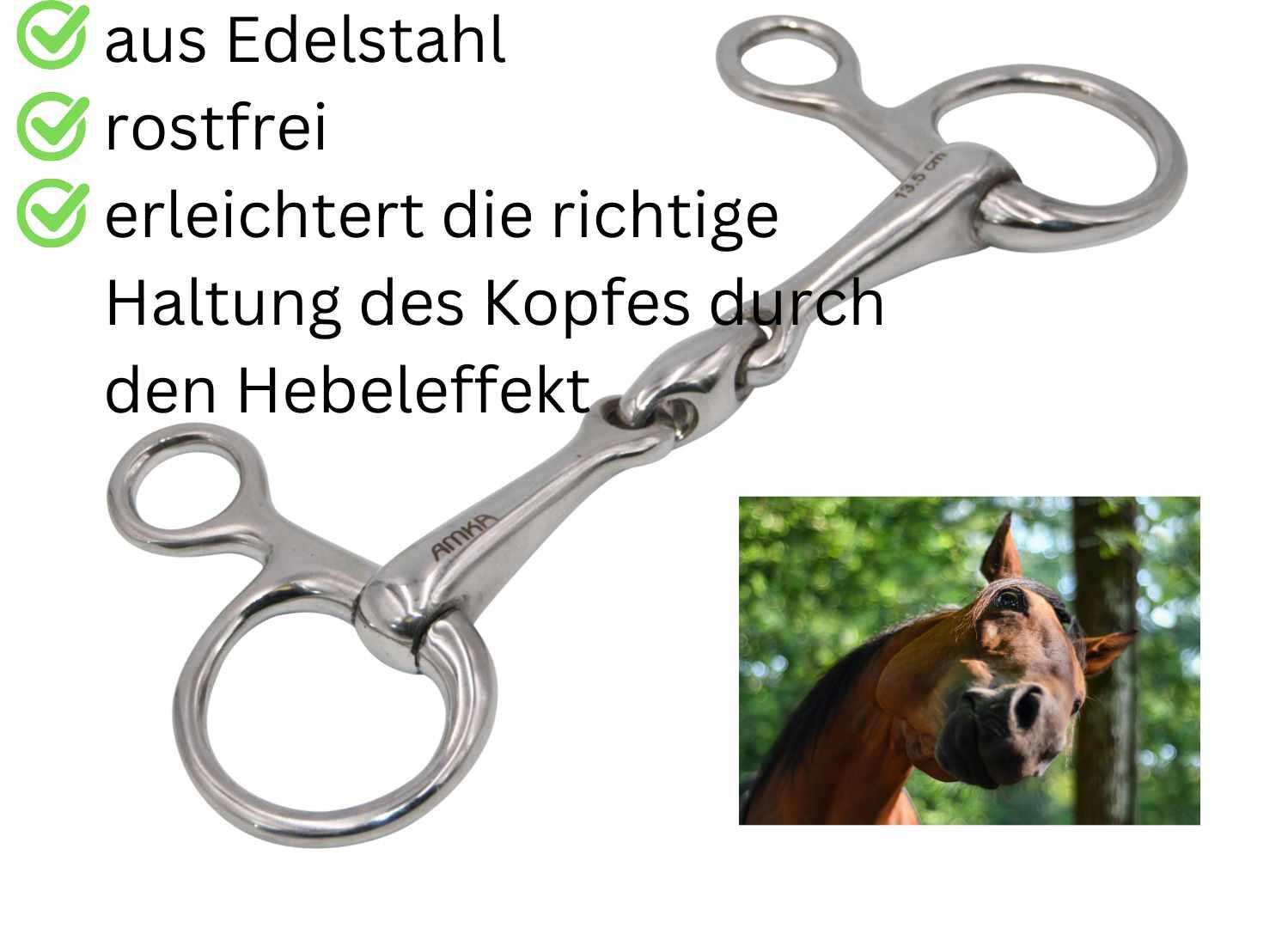 AMKA Bauchertrense doppelt gebrochen 3/4