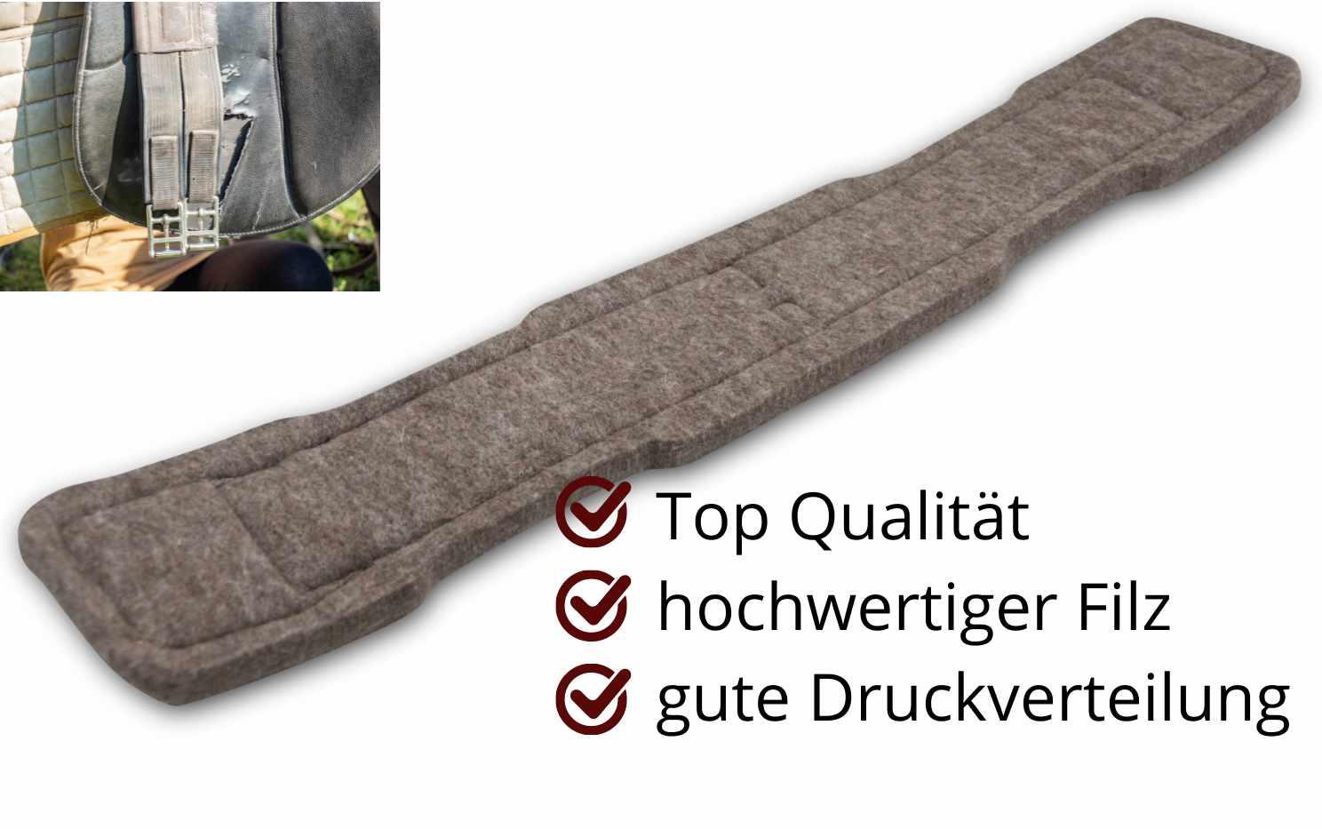 AMKA Filz Kurzgurt Dressurgurt 4/4