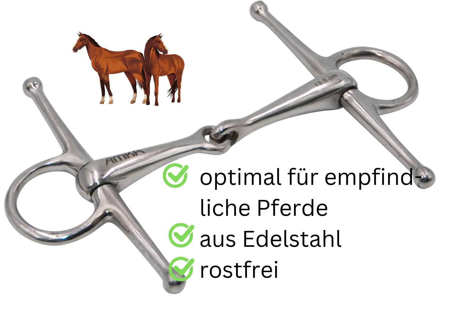 AMKA Knebeltrense Schenkeltrense 3/4