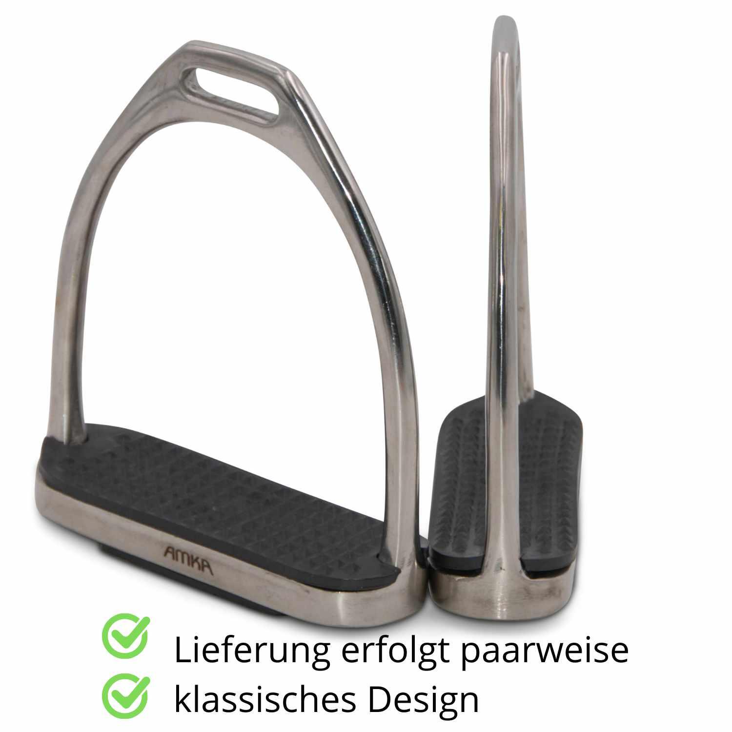 AMKA Steigbügel  Edelstahl 3/4