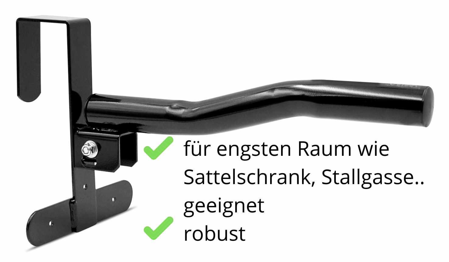 AMKA Sattelhalter klappbar zum Einhängen, für Stallgasse, Pferdebox... 2/4