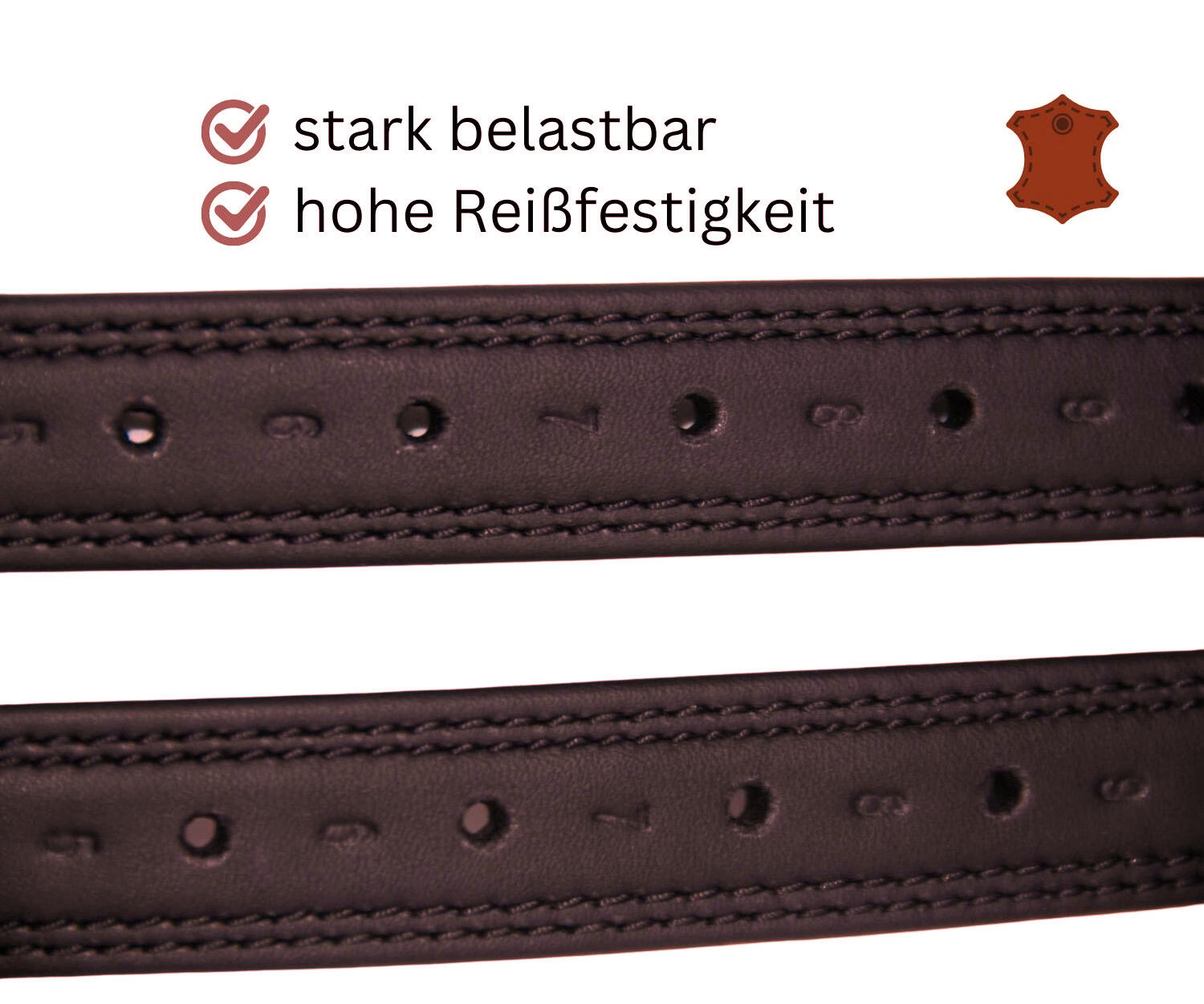 AMKA Lemico Steigbügelriemen - Butterfly Design Schwarz