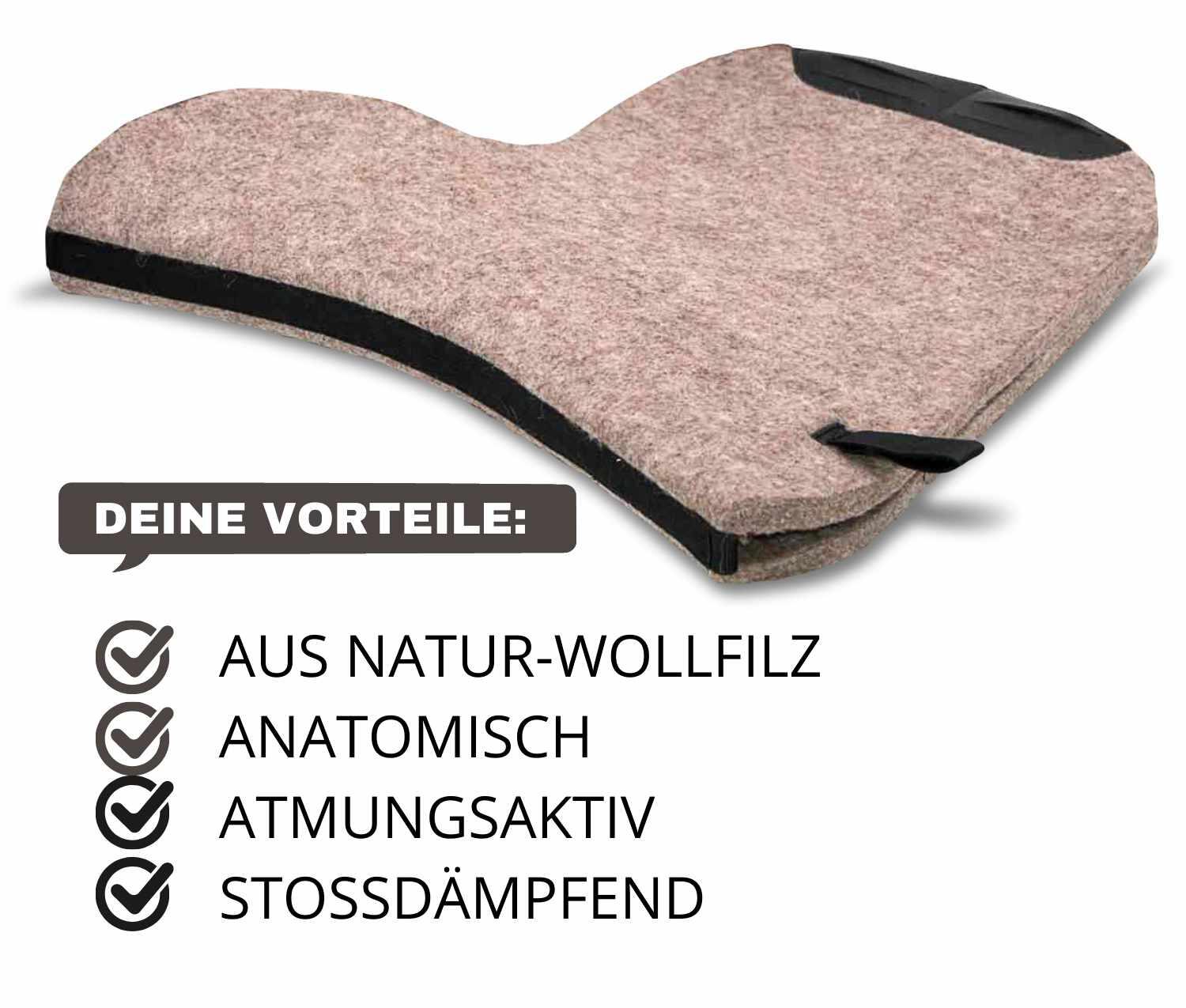 AMKA Filz Satteldecke Exclusiv Dressur 2/4