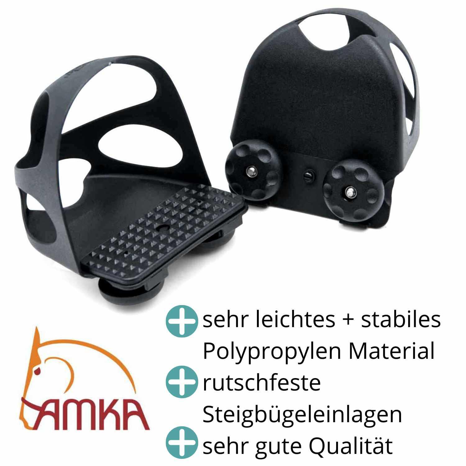 AMKA Steigbügeleinlage mit Durchrutschschutz 2/4