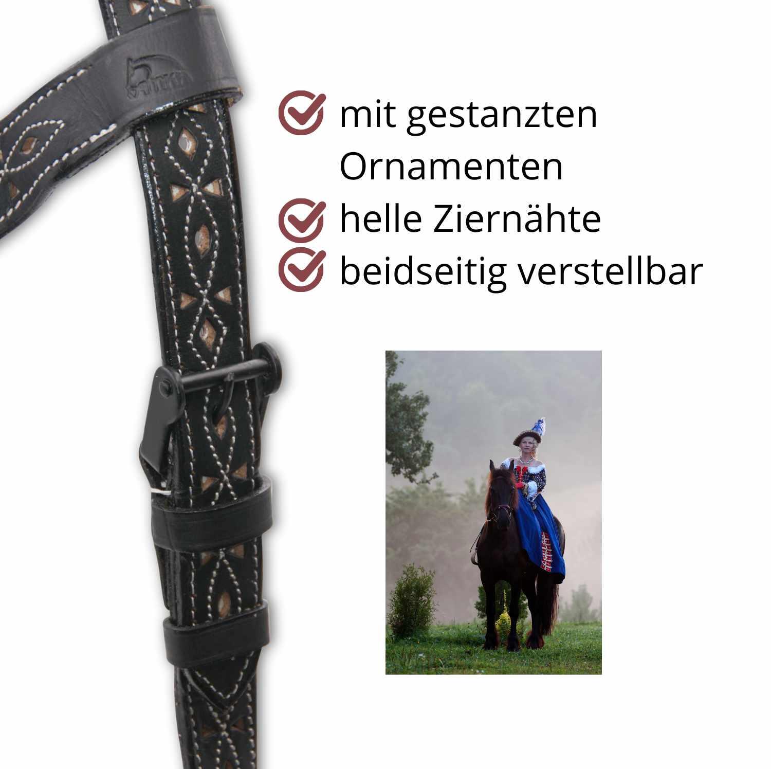 AMKA Spanische Trense 3/4