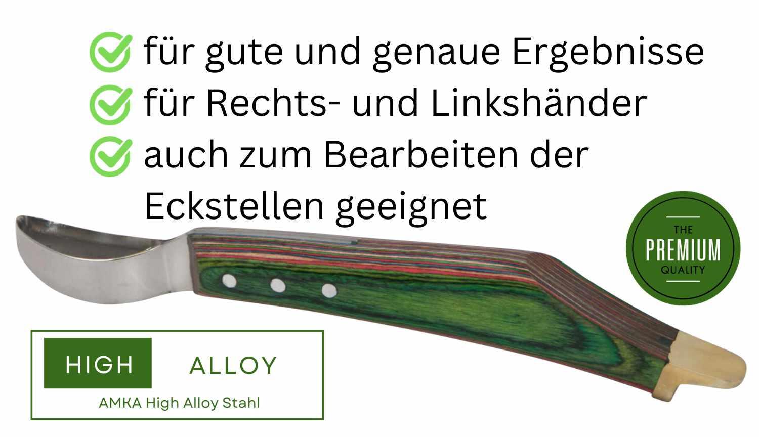 AMKA PRO HAS Schlaufen Hufmesser 3/4