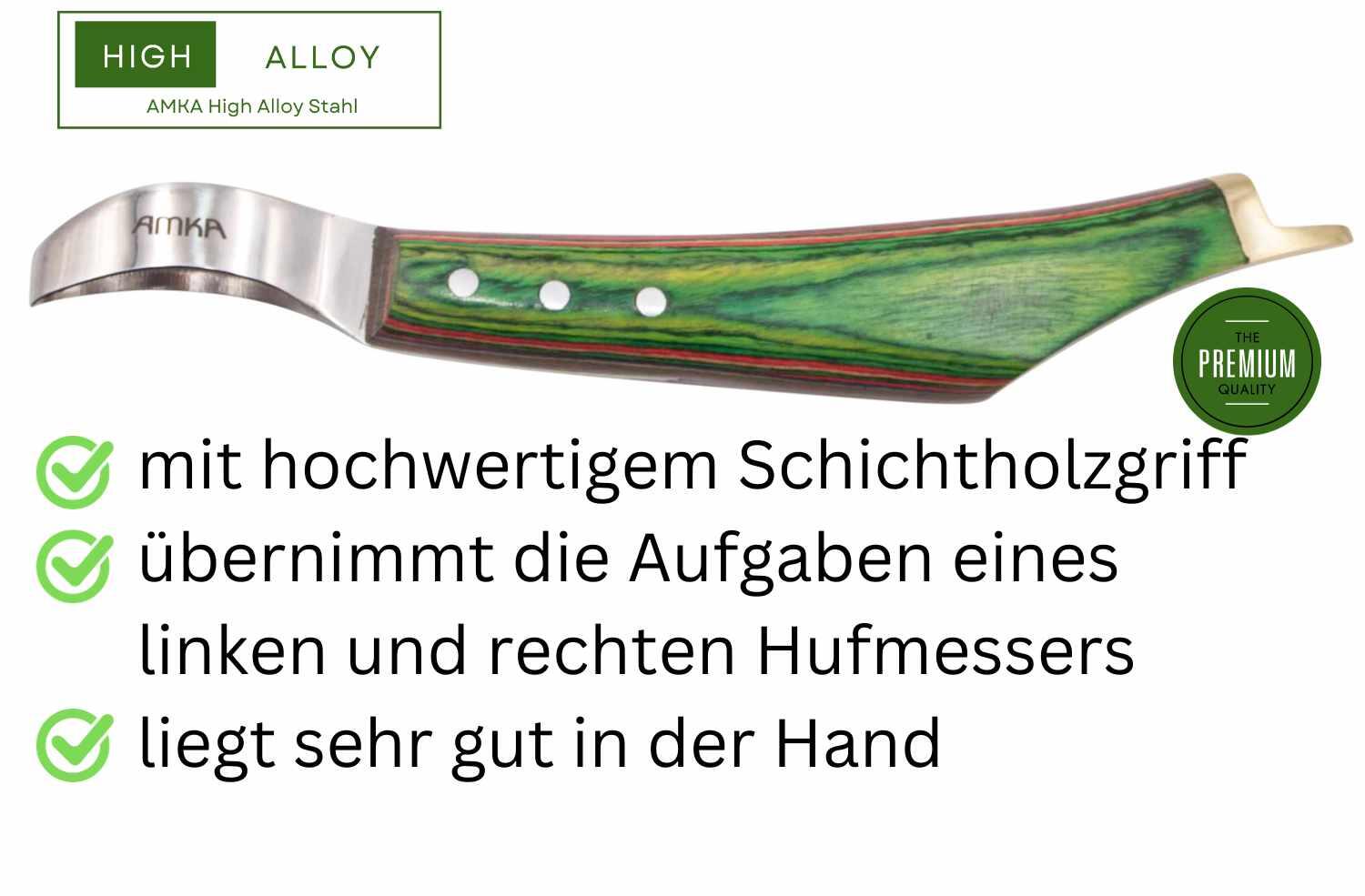 AMKA PRO HAS Schlaufen Hufmesser 2/4