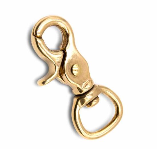 AMKA Karabinerhaken Messing