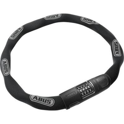 Abus kettingslot 8808c 110 - zwart. 8mm vierkante ketting met instelbare code