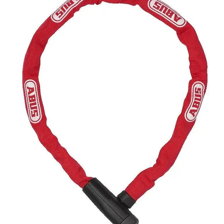 ABUS 5805K Chain Lock 75 cm - Red - Durable Steel Bicycle Lock