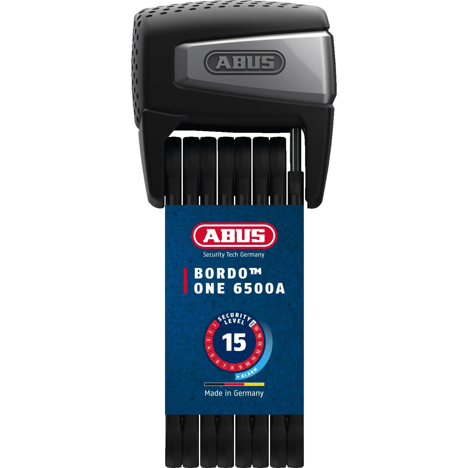 Abus - Antivol Pliable Abus Bordo 6500a/110 Black Sh Rc Smartx - Verrou - Marron|noir - 90 - Decathlon