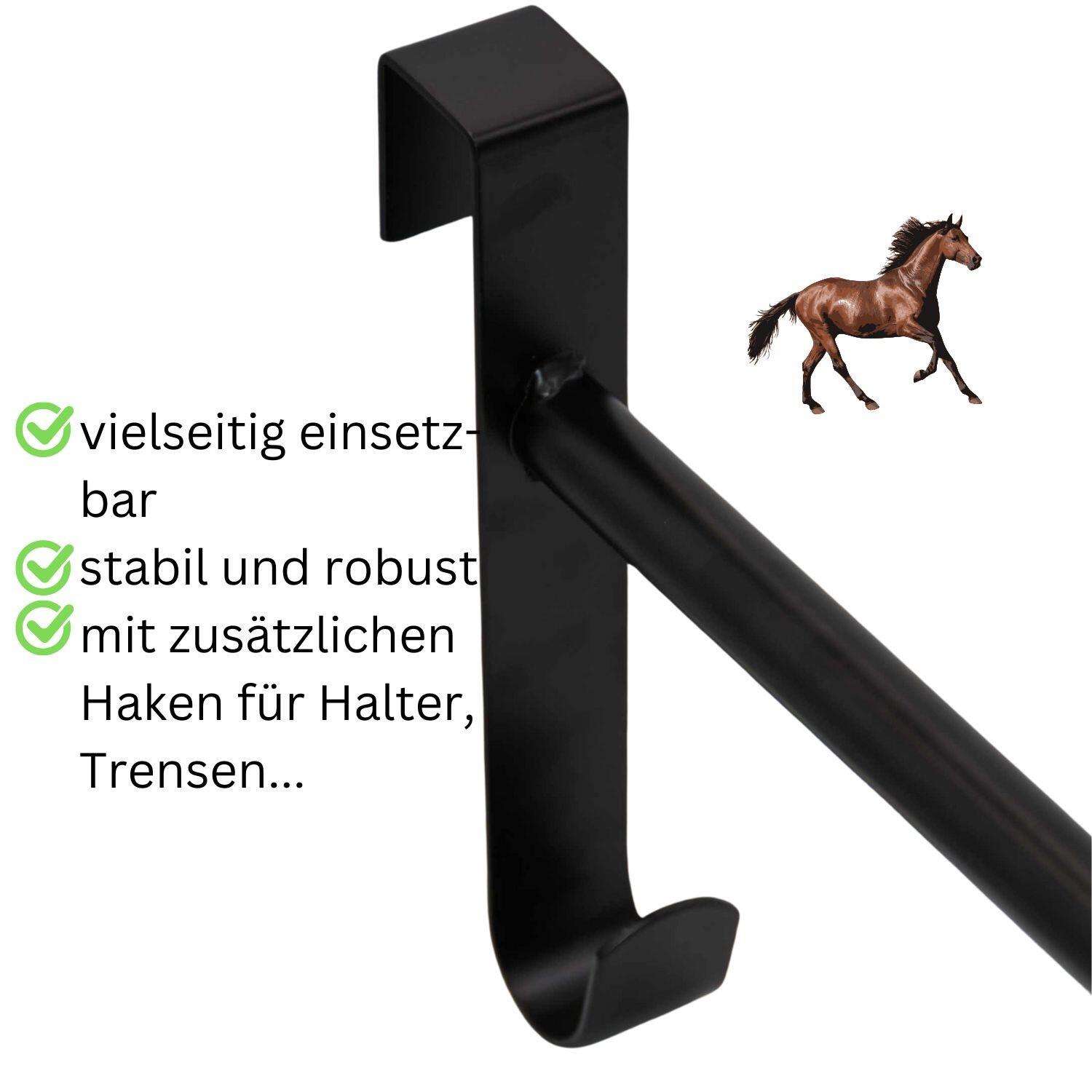 AMKA Sattelhalter Deckenhalter Schabrackenhalterung zum Einhängen transportabel 2/4