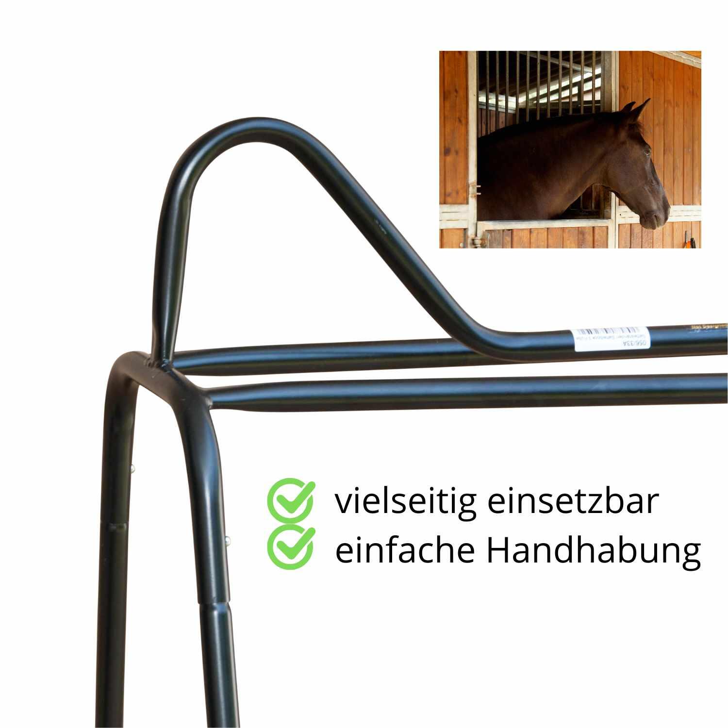 AMKA Sattelständer, Sattelbock, Sattelhalter, 3beinig, abnehmbare Füße BWAHL 3/4