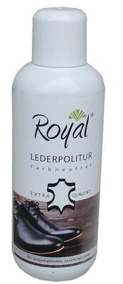 Royal Lederpflege - Lederpolitur mit Carnaubawachs und Teebaumöl 250 ml für alle